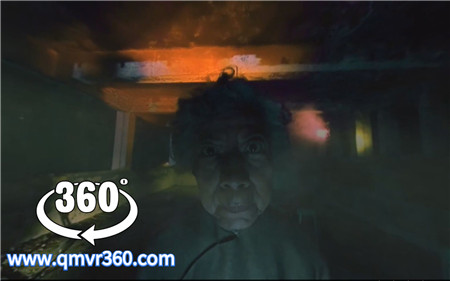 360°全景VR视频：鬼婆罗兰喊你捉鬼VRHELLO!喂360!惊栗体验！罗兰姐陪你捉鬼！_超清 4K-1107-16