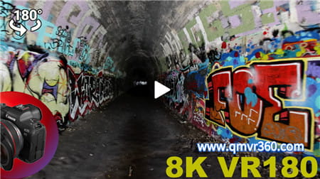 180°全景VR视频：漫步黄金海岸欧内斯特枢纽铁路隧道VR游览古建筑物VR昆士兰遗产景区旅游 超清8K 0301-14